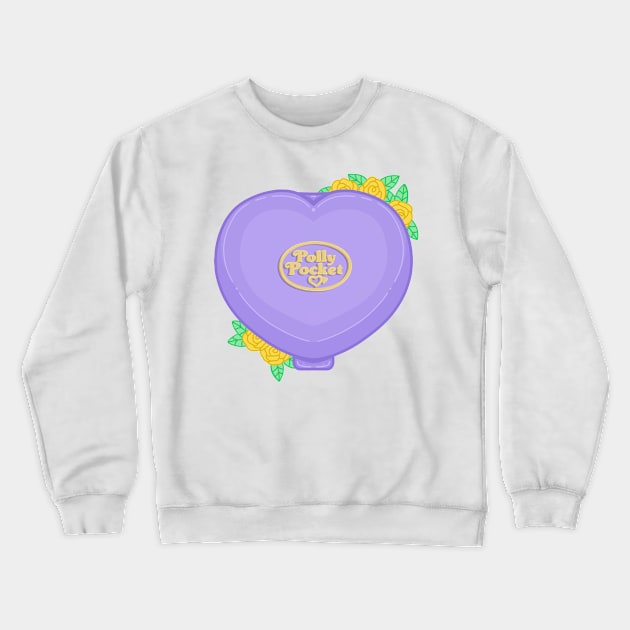 Wonderful Wedding Purple Polly Pocket Crewneck Sweatshirt by Eyeballkid-